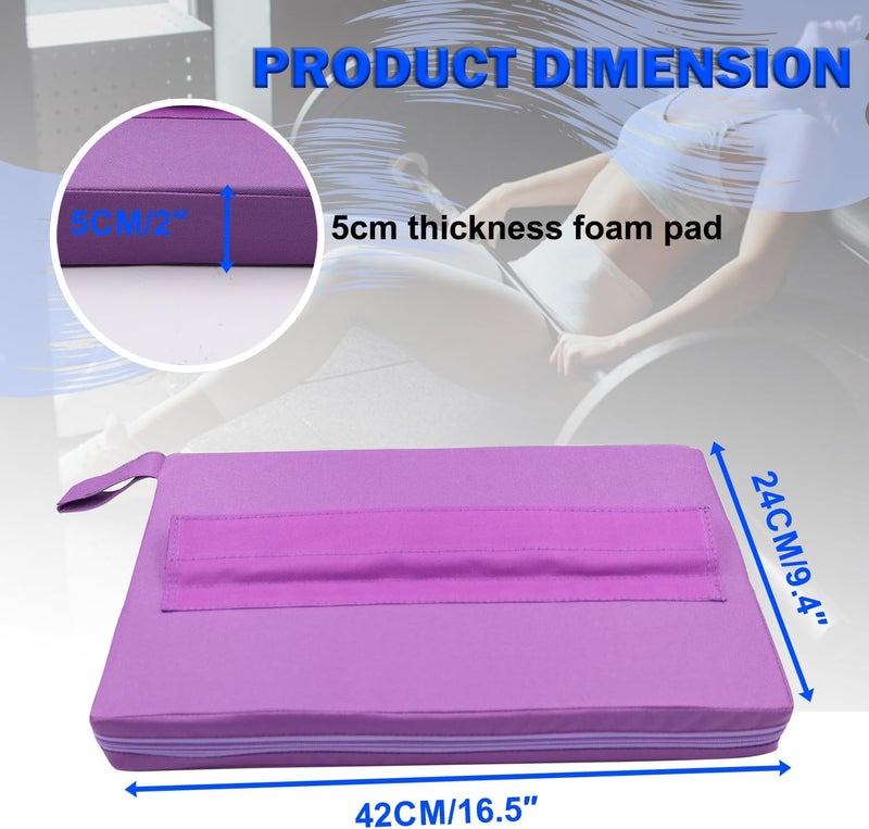 Lights Mountain Square Hip-Thrust Pad Protective Extra Thick Foam pad for Barbell Weightlifting Hip Thrusts and Glute Bridges Workouts Home Gym Equipment - Image 2